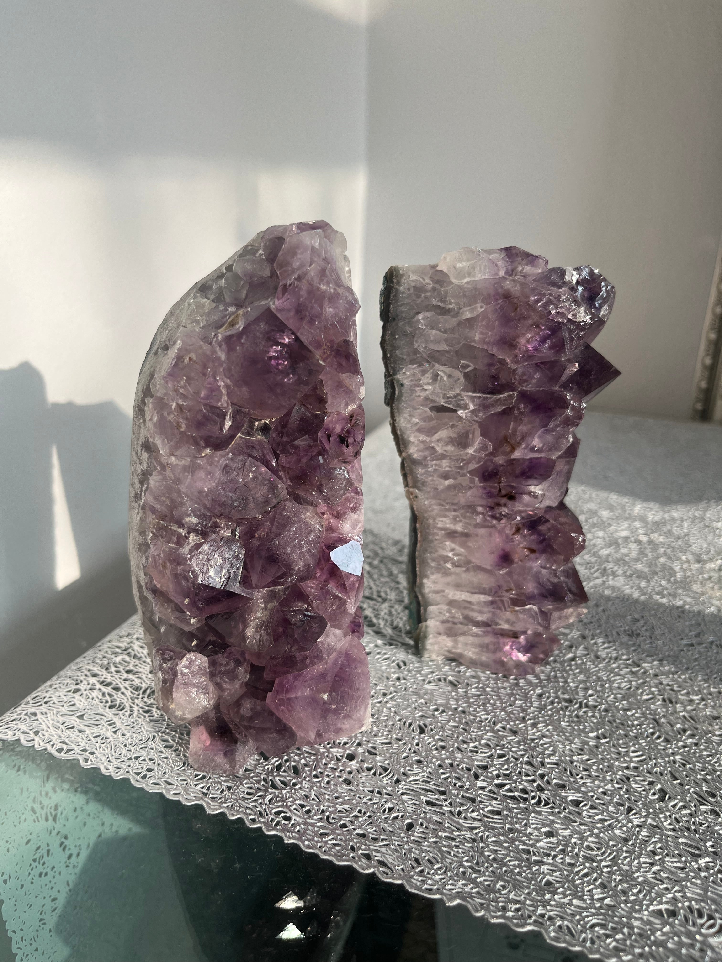 Stunning Amethyst bookends 💜