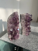 Load image into Gallery viewer, Stunning Amethyst bookends 💜
