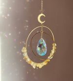 Load image into Gallery viewer, Stunning crystal double hoop Sun catchers
