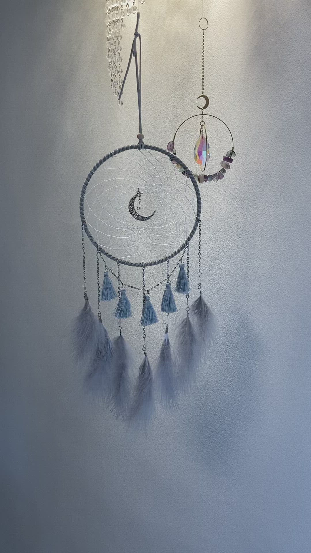 Clear quartz Dream Catcher