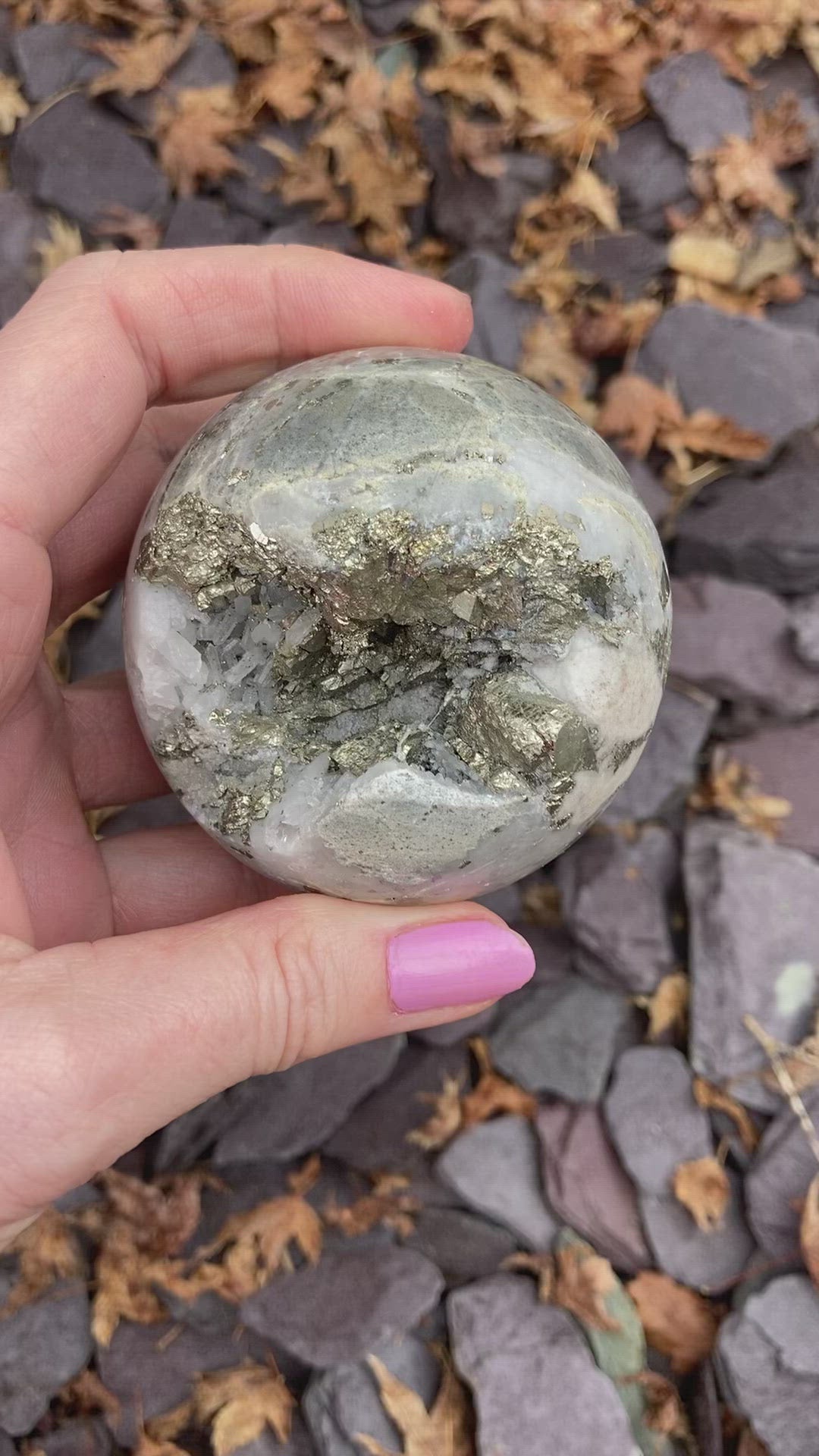 Stunning Pyrite & Calcite Spheres