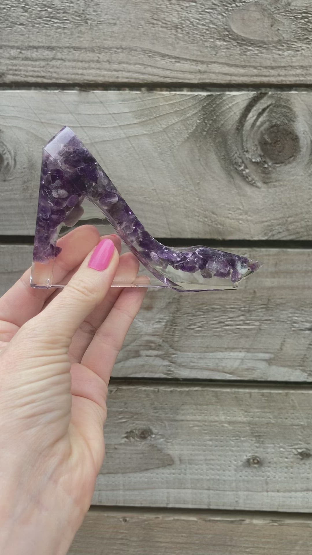 Crystal Resin Shoes