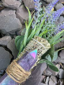Aura Lepidolite & Sage Boutique