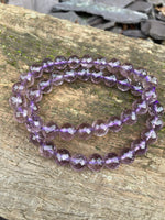 Load image into Gallery viewer, Faceted Amethyst 💜 Kunzite 💜 Lepidolite 💜 Purple Flourite 💜 bracelets
