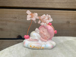 Load image into Gallery viewer, Rose quartz chip tree Angel on cloud cutie
