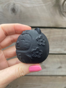 Black Obsidian Waving Lucky cat