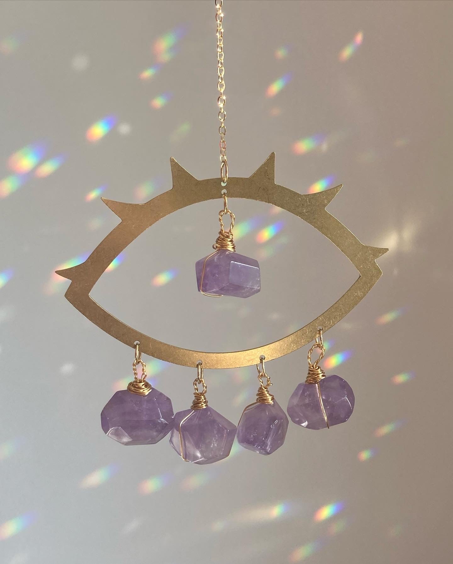 Evil Eye Crystal hangs