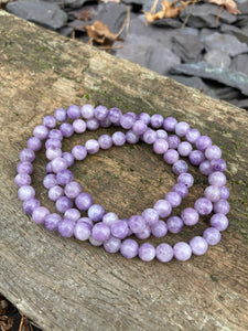 Faceted Amethyst 💜 Kunzite 💜 Lepidolite 💜 Purple Flourite 💜 bracelets