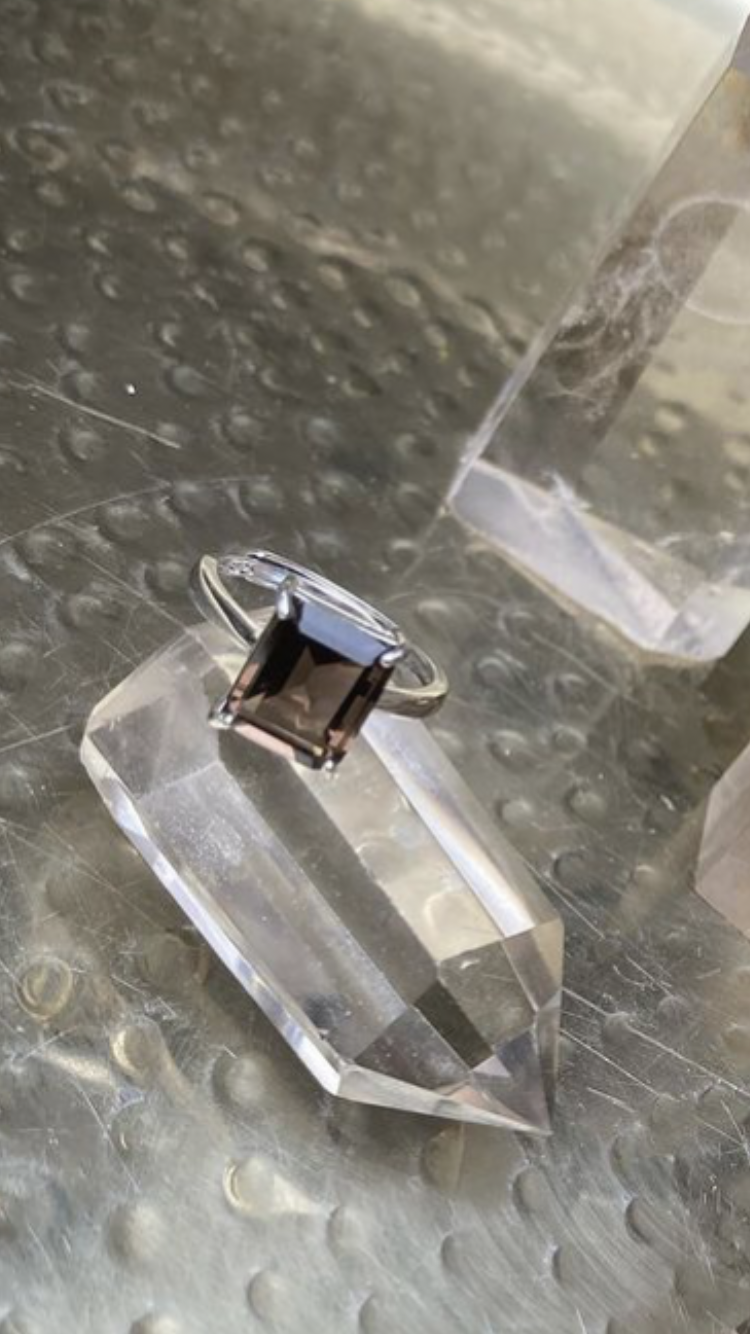 Stunning Smokey Quartz ring Collection 🤎