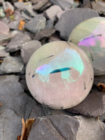 Load image into Gallery viewer, Stunning Aura Tourmaline in quartz spheres
