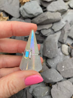 Load image into Gallery viewer, Stunning Aura Clear Quartz Ring
