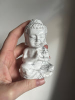 Load image into Gallery viewer, Large praying Buddha carvings
