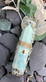 Load image into Gallery viewer, Caribbean Calcite &amp; Sage Bouquet
