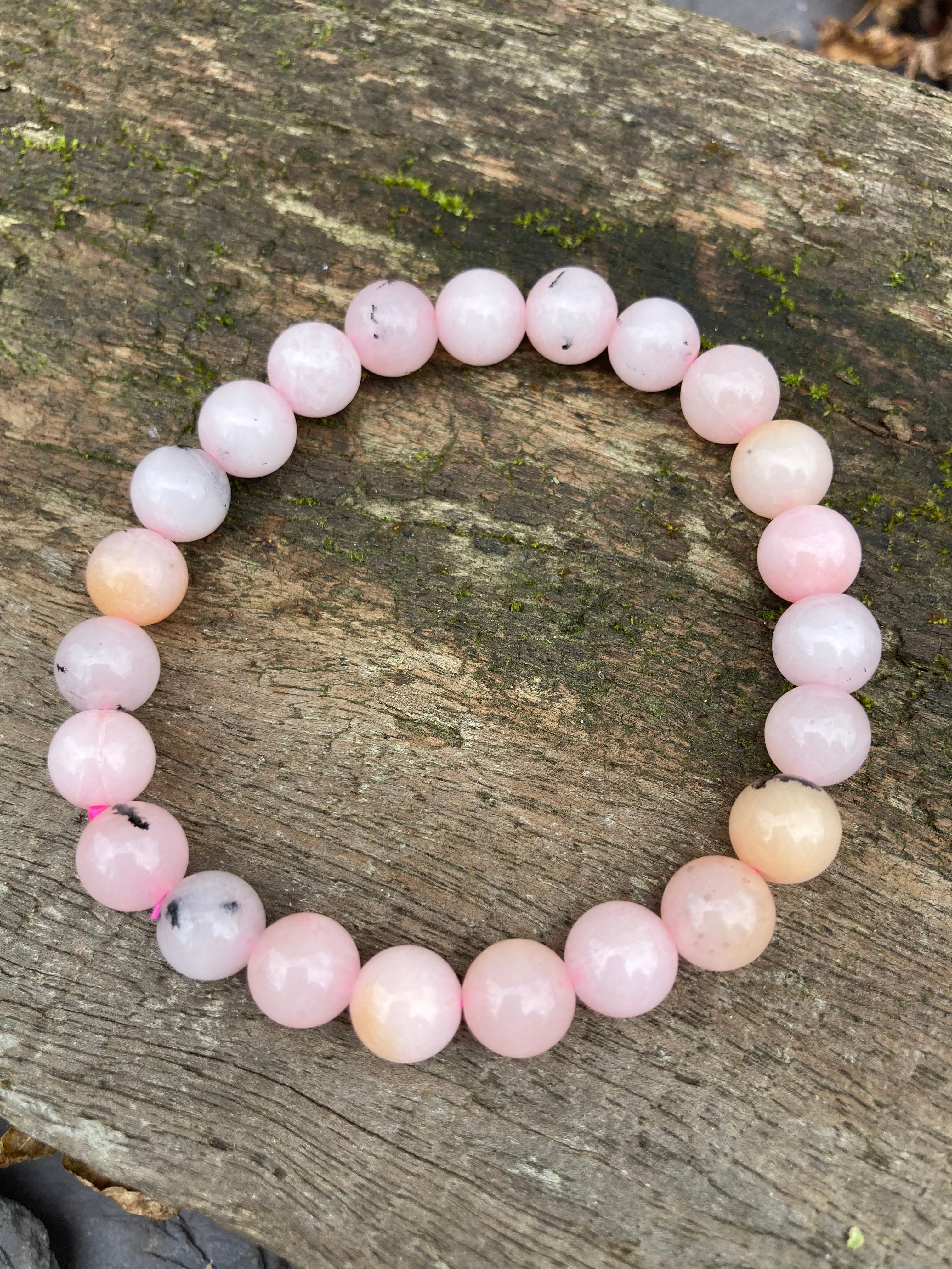 Rhodonite 💖 Queens shell 💖 Pink Tourmaline 💖 Blossom Tourmaline 💖 bracelets