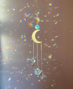 Gorgeous sun 🌞 and moon 🌙 Sun catcher