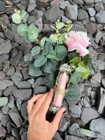 Load image into Gallery viewer, Pink Opal &amp; Sage Bouquet
