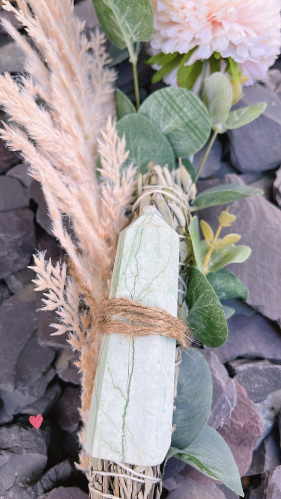 Green Moonstone & Sage Bouquet