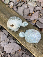 Load image into Gallery viewer, Druzy Moss Agate large turtles
