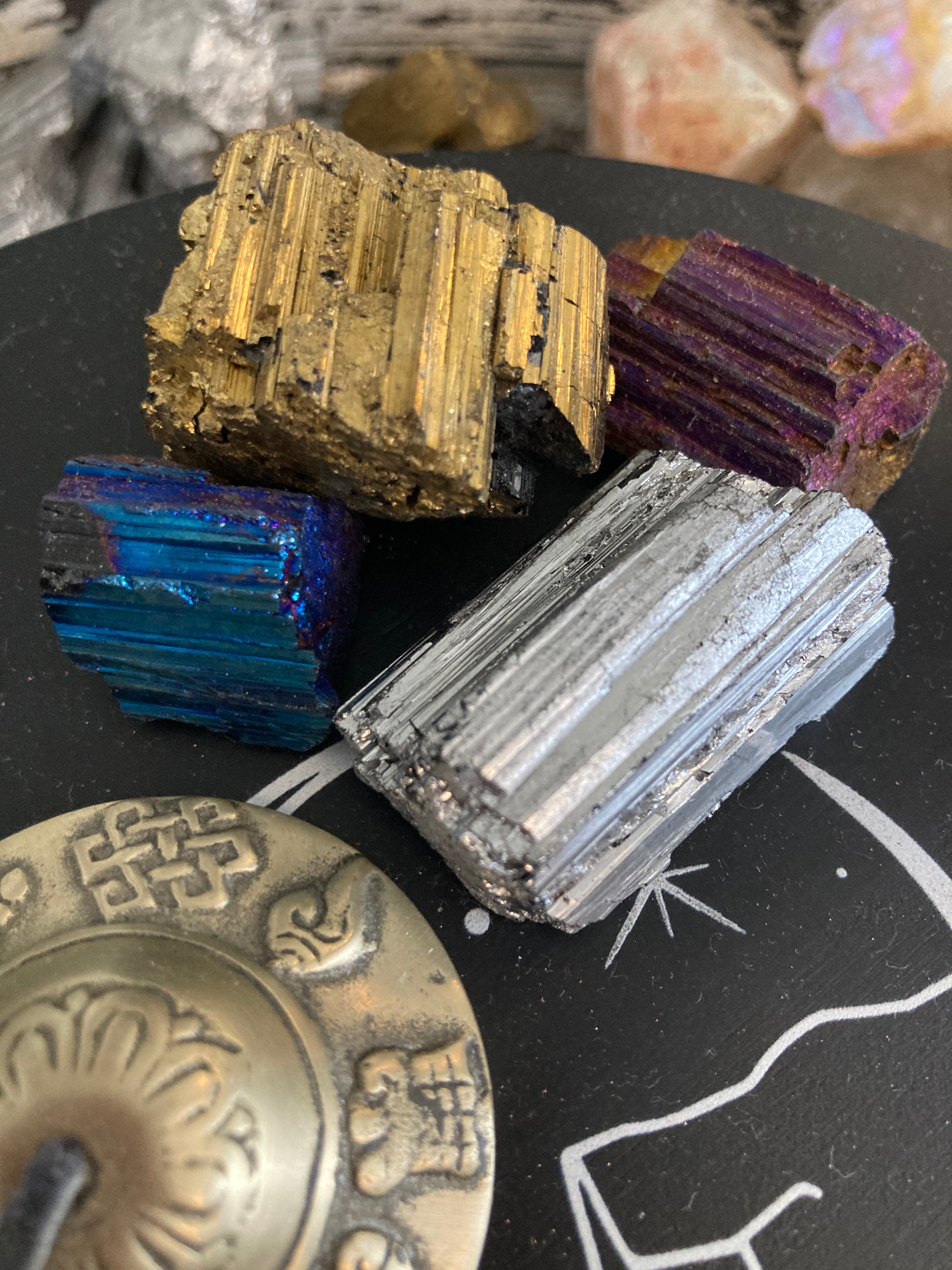 Aura Tourmaline chunks