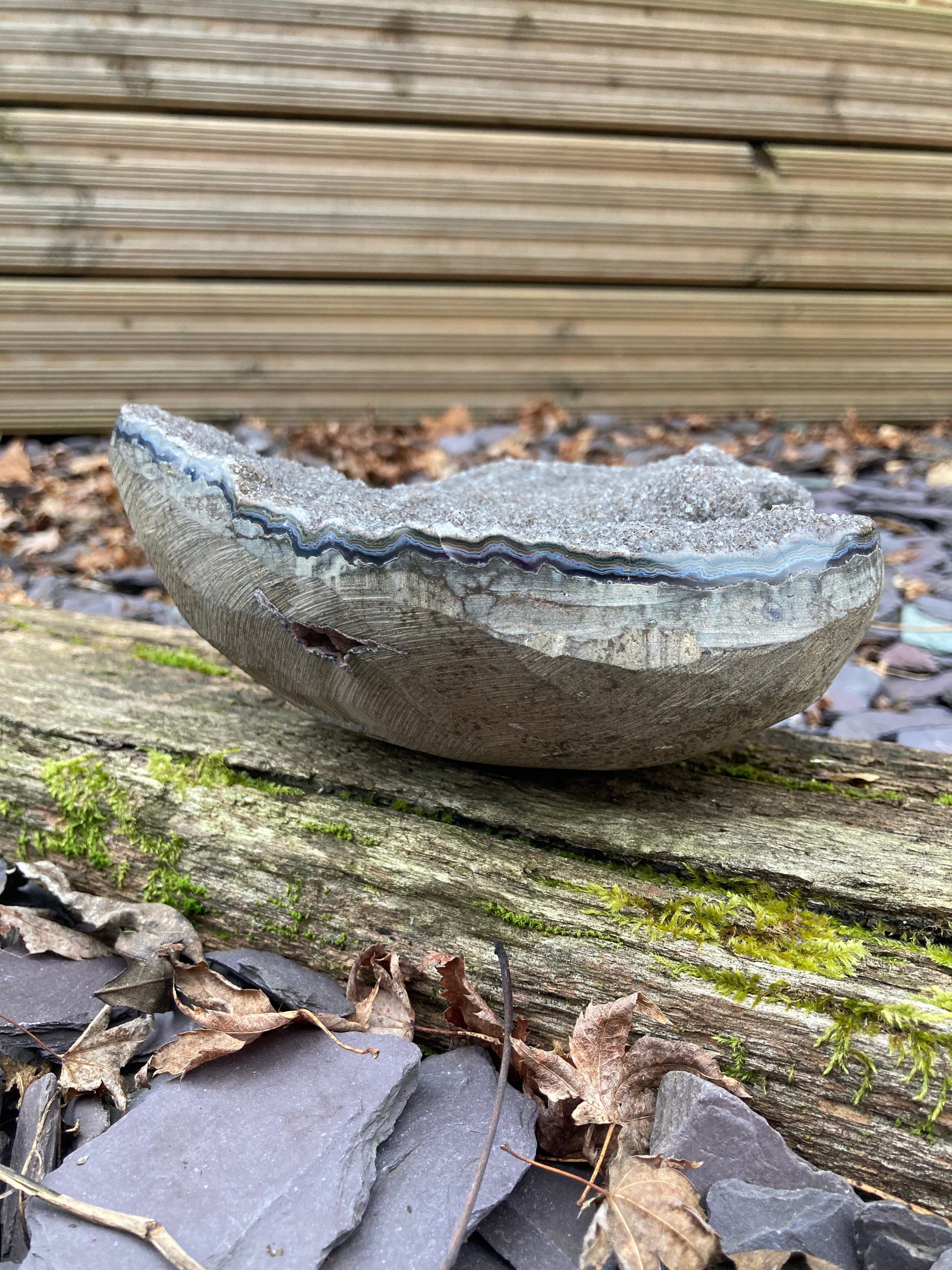 Rare Black Amethyst natural bowl 🖤✨