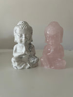 Load image into Gallery viewer, Large praying Buddha carvings
