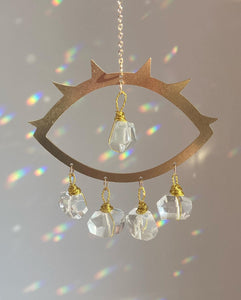 Evil Eye Crystal hangs