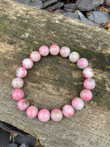 Rhodonite 💖 Queens shell 💖 Pink Tourmaline 💖 Blossom Tourmaline 💖 bracelets