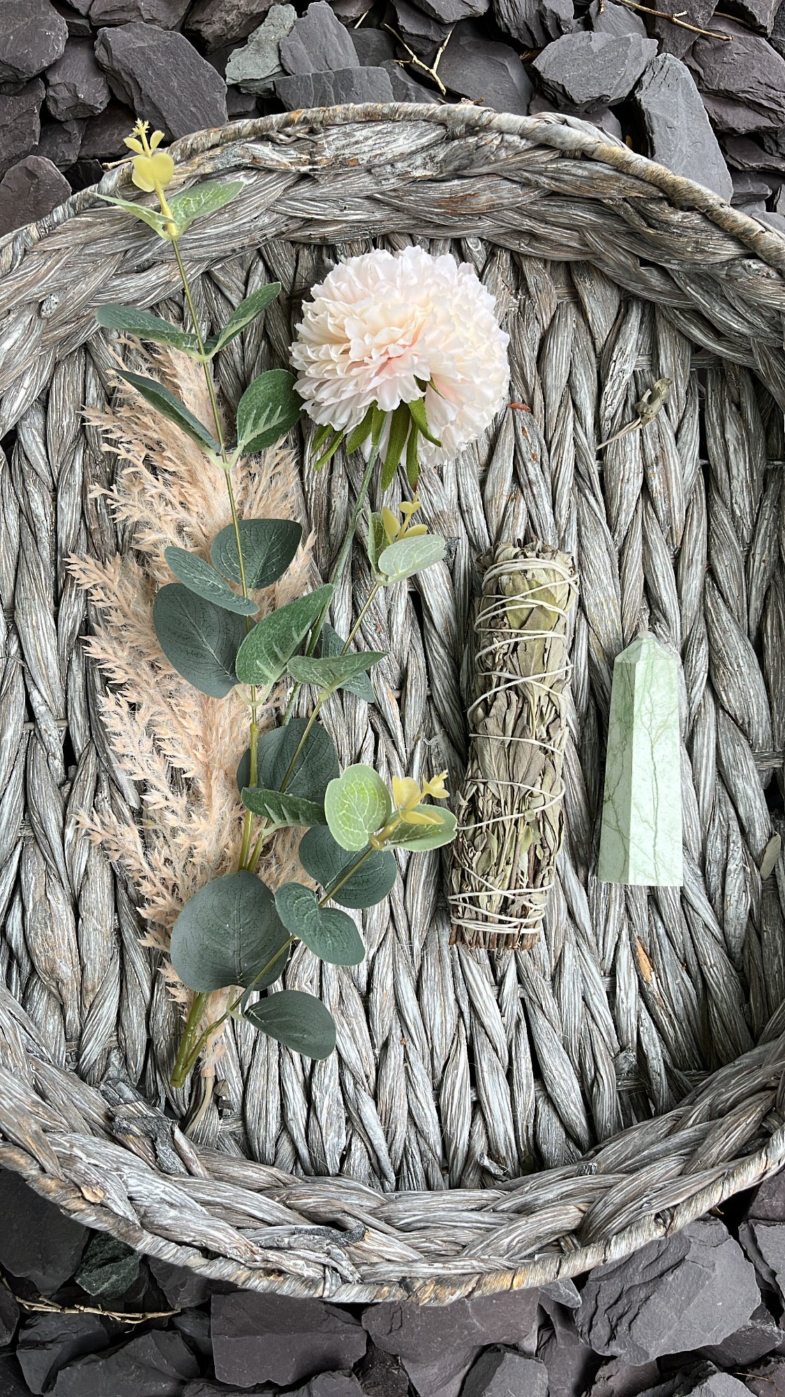 Green Moonstone & Sage Bouquet