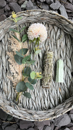 Load image into Gallery viewer, Green Moonstone &amp; Sage Bouquet
