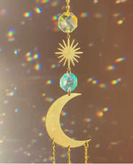 Load image into Gallery viewer, Gorgeous sun 🌞 and moon 🌙 Sun catcher
