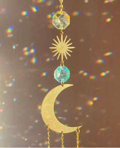 Gorgeous sun 🌞 and moon 🌙 Sun catcher