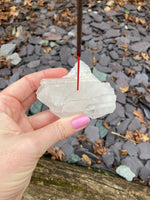 Load image into Gallery viewer, Clear Quartz Incense holders 🤍✨
