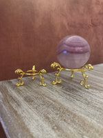 Load image into Gallery viewer, Stand 💛 faux gold sphere (style luxe)
