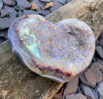 Load image into Gallery viewer, Huge dreamy Amethyst aura heart 💜✨
