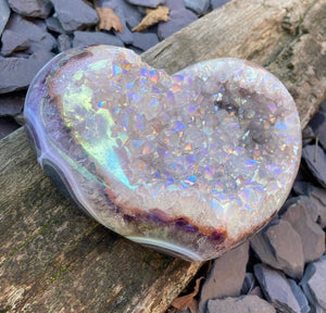 Huge dreamy Amethyst aura heart 💜✨