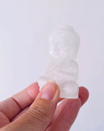 Load image into Gallery viewer, Selenite praying Buddhas
