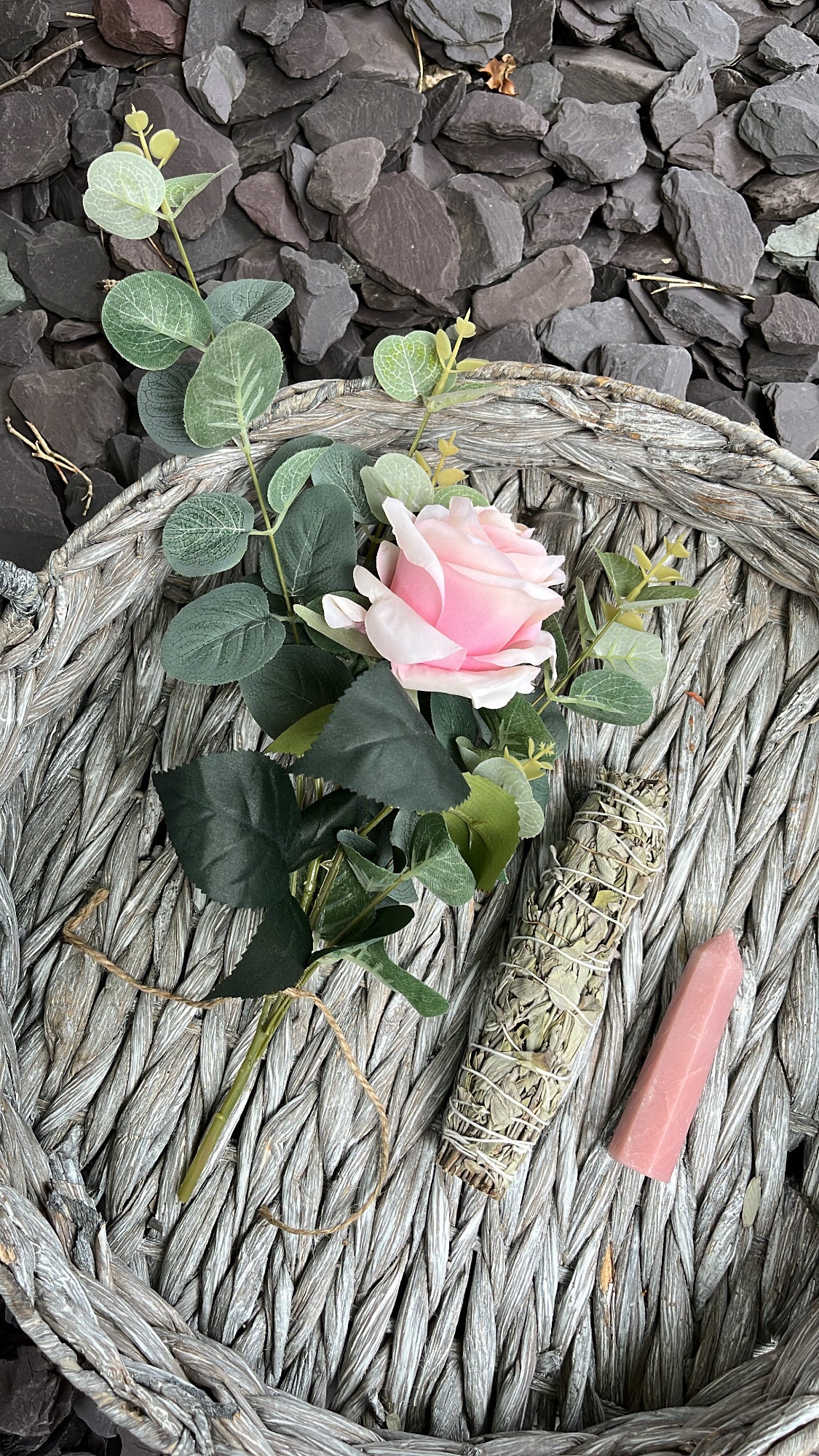 Pink Opal & Sage Bouquet