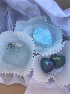 Throat Chakra Collection Crystal Chocolate box