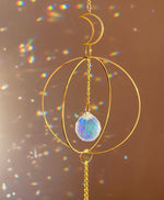 Load image into Gallery viewer, Stunning double hoop and moon 🌙 Sun catcher
