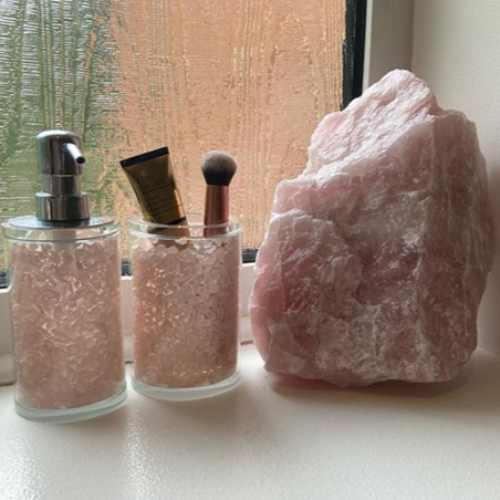 Rose Quartz Bathroom set