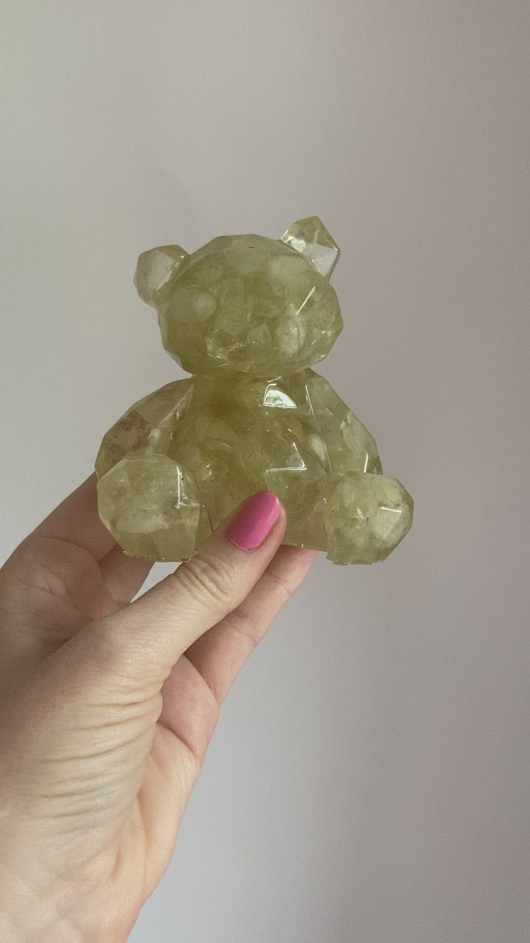 Crystal chip resin Teddy Bears