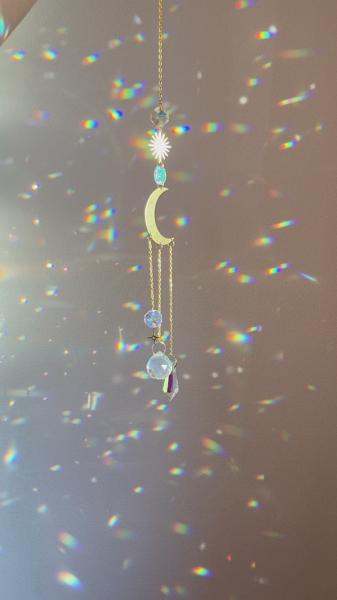 Gorgeous sun 🌞 and moon 🌙 Sun catcher