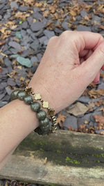 Load and play video in Gallery viewer, Pyrite 💛 bracelets
